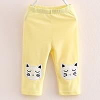 2017 Summer Children\'s Leggings of The Girls Baby Five Minutes of Pants Leggings in Female Children