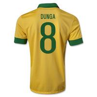 2013 14 brazil home shirt dunga 8 kids