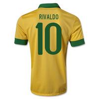 2013 14 brazil home shirt rivaldo 10 kids