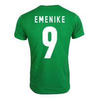 2013 nigeria caf winners t shirt green emenike 9