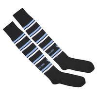 2012-13 Lazio Away Macron Socks (Black)