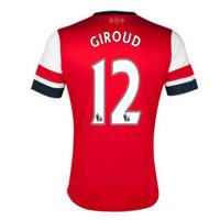 2012-13 Arsenal Nike Home Shirt (Giroud 12) - Kids