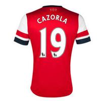 2012-13 Arsenal Nike Home Shirt (Cazorla 19) - Kids