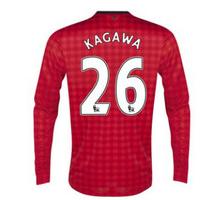 2012-13 Man Utd Nike Long Sleeve Home (Kagawa 26) - Kids