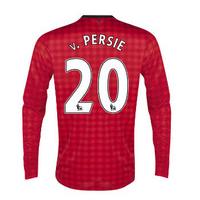 2012-13 Man Utd Nike Long Sleeve Home (V.Persie 20) - Kids