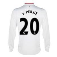 2012-13 Man Utd Long Sleeve Away Shirt (V.Persie 20) - Kids