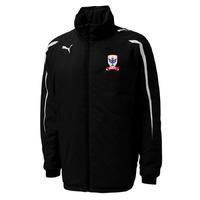 2012 13 airdrie united puma stadium jacket black kids