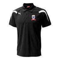 2012 13 airdrie united puma polo shirt black kids