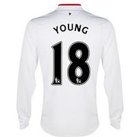 2012-13 Man Utd Long Sleeve Away Shirt (Young 18) - Kids