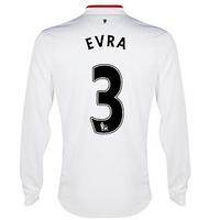 2012-13 Man Utd Long Sleeve Away Shirt (Evra 3) - Kids