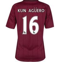 2012-13 Man City Womens Away Shirt (Kun Aguero 16)