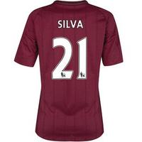 2012-13 Man City Womens Away Shirt (David Silva 21)