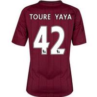 2012-13 Man City Womens Away Shirt (Toure Yaya 42)