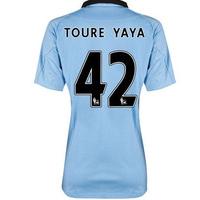 2012-13 Man City Womens Home Shirt (Toure Yaya 42)
