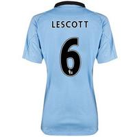 2012-13 Man City Womens Home Shirt (Lescott 6)