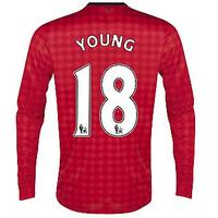 2012-13 Man Utd Nike Long Sleeve Home (Young 18) - Kids