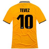 2013 14 juventus away shirt tevez 10