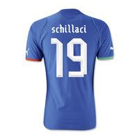 2013-14 Italy Home Shirt (Schillachi 19)