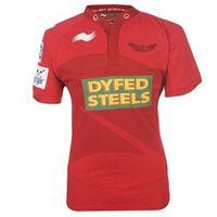 2011-12 Scarlets Burrda Home Rugby Shirt