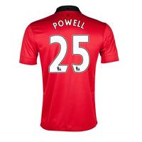 2013 14 man united home shirt powell 25 kids