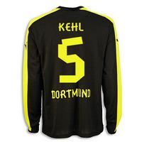 2013-14 Borussia Dortmund Away Long Sleeve Shirt (Kehl 5)