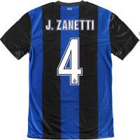 2012-13 Inter Milan Nike Home Shirt (J.Zanetti 4) - Kids