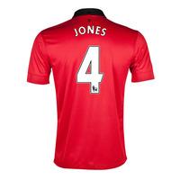 2013-14 Man United Home Shirt (Jones 4) - Kids