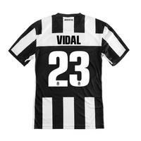 2012 13 juventus nike home shirt vidal 23 kids