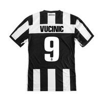 2012 13 juventus nike home shirt vucinic 9 kids