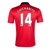 2013 14 man united home shirt chicharito 14 kids