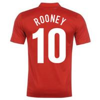 2013-14 England Away Shirt (Rooney 10) - Kids