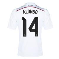 2014-15 Real Madrid Home Shirt (Alonso 14)