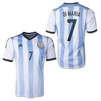 2014 15 argentina world cup home shirt di maria 7