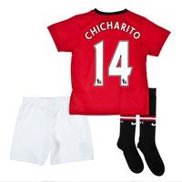 2013-14 Man United Home Mini Kit (Chicharito 14)