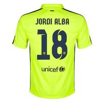 2014 15 barcelona 3rd shirt jordi alba 18