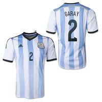 2014 15 argentina world cup home shirt garay 2