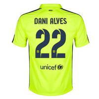 2014-15 Barcelona 3rd Shirt (Dani Alves 22)