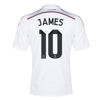 2014-15 Real Madrid Home Shirt (James 10)