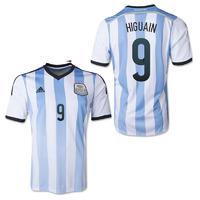 2014 15 argentina world cup home shirt higuain 9