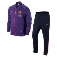 2014-2015 Barcelona Nike Woven Tracksuit (Purple) - Kids