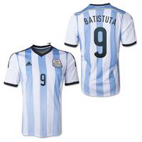 2014 15 argentina world cup home shirt batistuta 9