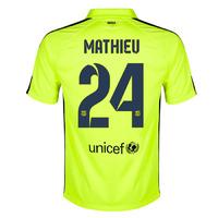 2014-15 Barcelona 3rd Shirt (Mathieu 24)