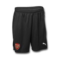 2015-2016 Arsenal Home Goalkeeper Shorts (Black) - Kids