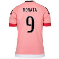 2015-16 Juventus Away Shirt (Morata 9) - Kids