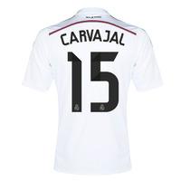 2014-15 Real Madrid Home Shirt (Carvajal 15)