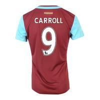 2015-16 West Ham Home Shirt (Carroll 9)