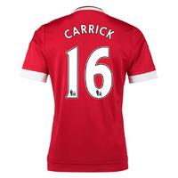 2015-16 Man United Home Shirt (Carrick 16)