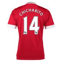 2015 16 man united home shirt chicarito 17