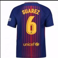 2017-2018 Barcelona Home Shirt (Suarez 6)