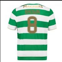 2017-18 Celtic Home Shirt (Brown 8) - Kids